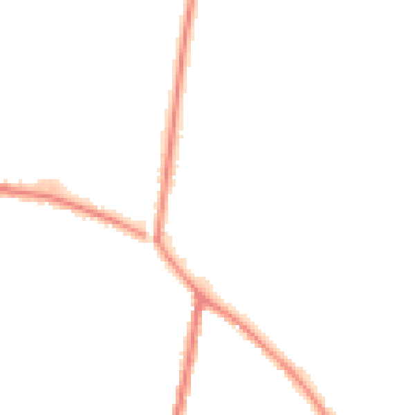 Night-time road noise heatmap for WA3 3YY