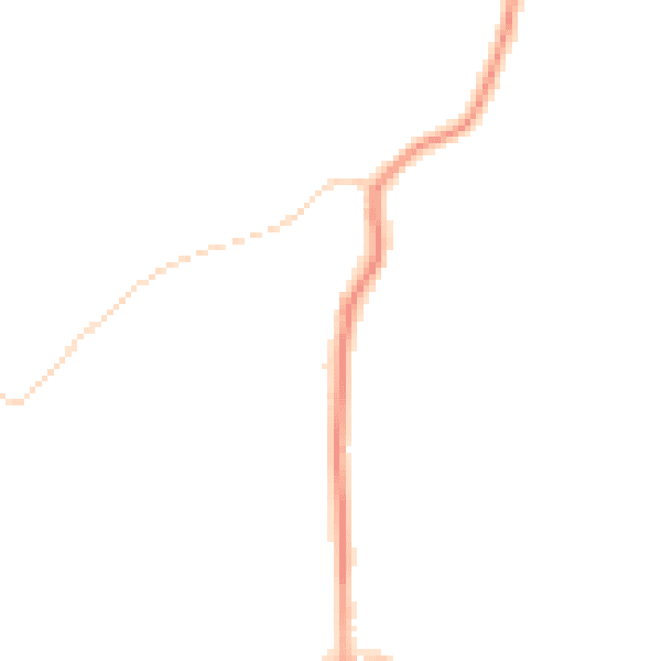 Daytime road noise heatmap for WA3 4AY