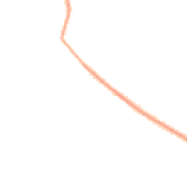 Night-time road noise heatmap for WA3 4HJ