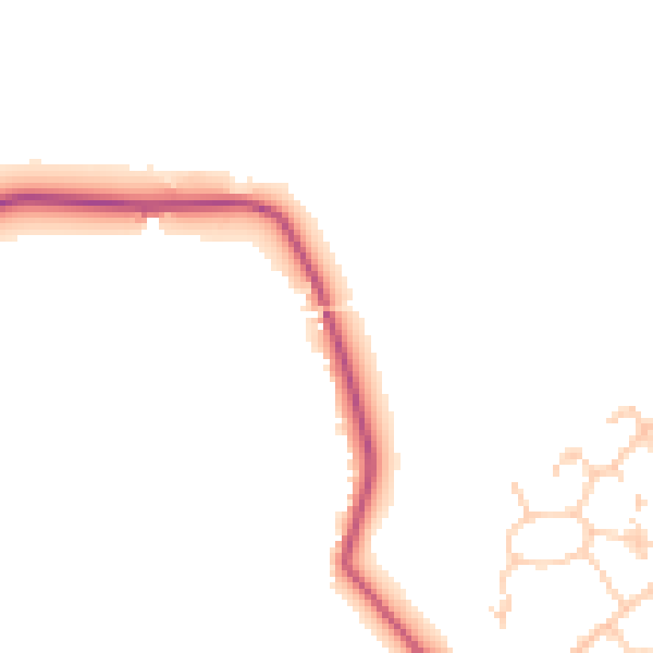 Daytime road noise heatmap for WA3 4HS