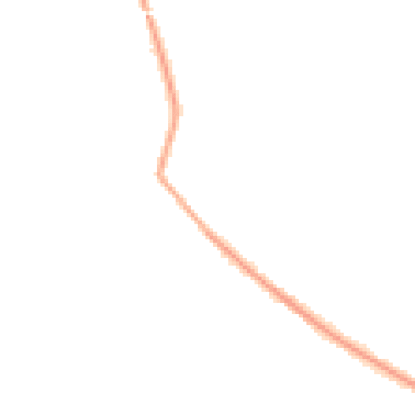 Night-time road noise heatmap for WA3 4HW