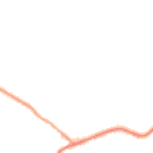 Night-time road noise heatmap for WA3 4JX
