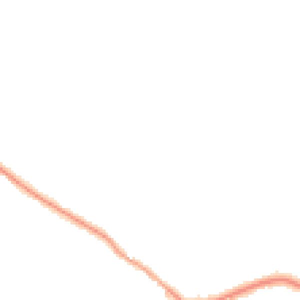 Night-time road noise heatmap for WA3 4LJ