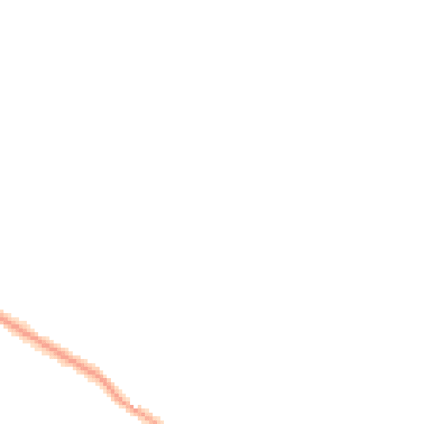 Night-time road noise heatmap for WA3 4LW
