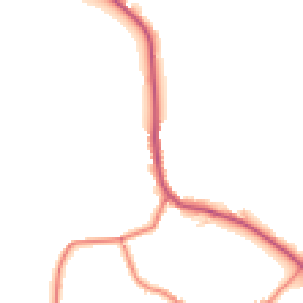 Daytime road noise heatmap for WA3 5AY