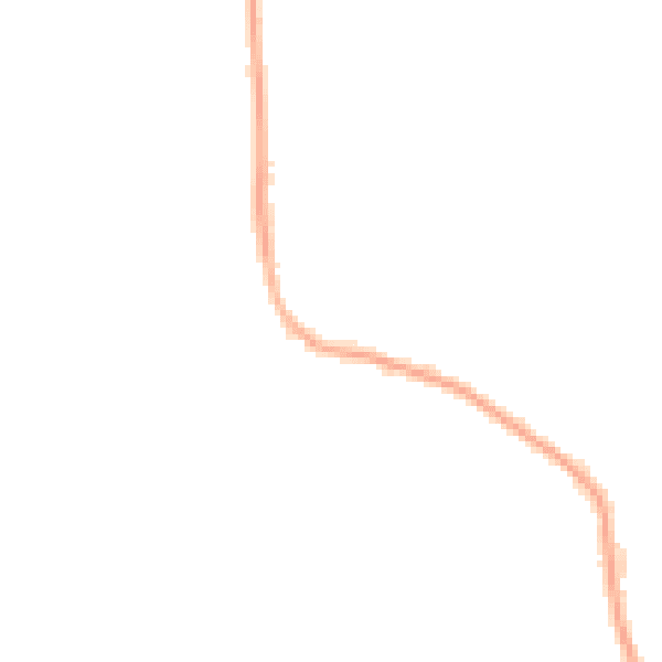 Night-time road noise heatmap for WA3 5AZ