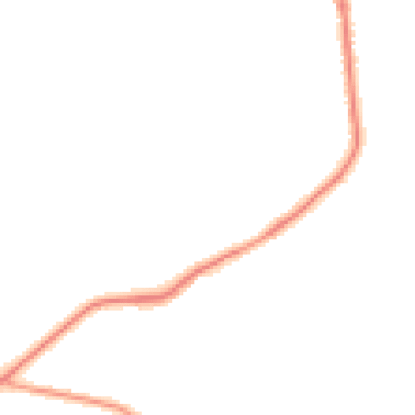 Night-time road noise heatmap for WA3 5JL