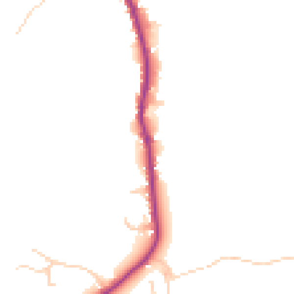 Daytime road noise heatmap for WA3 5LG