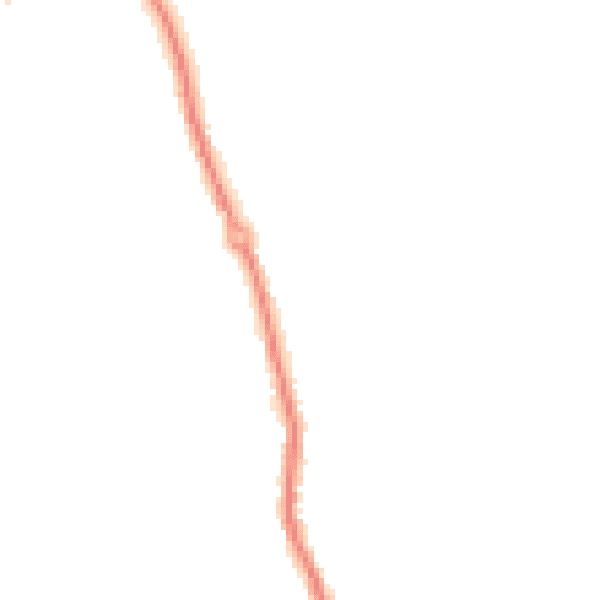 Night-time road noise heatmap for WA3 5NR