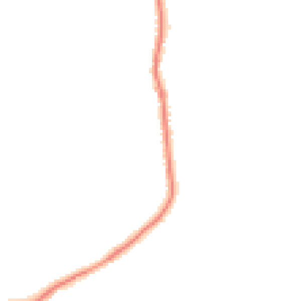 Night-time road noise heatmap for WA3 5PD