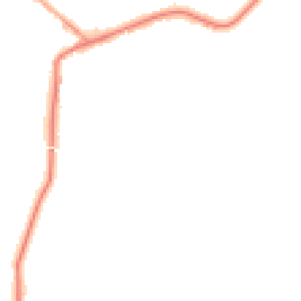 Night-time road noise heatmap for WA3 5RU