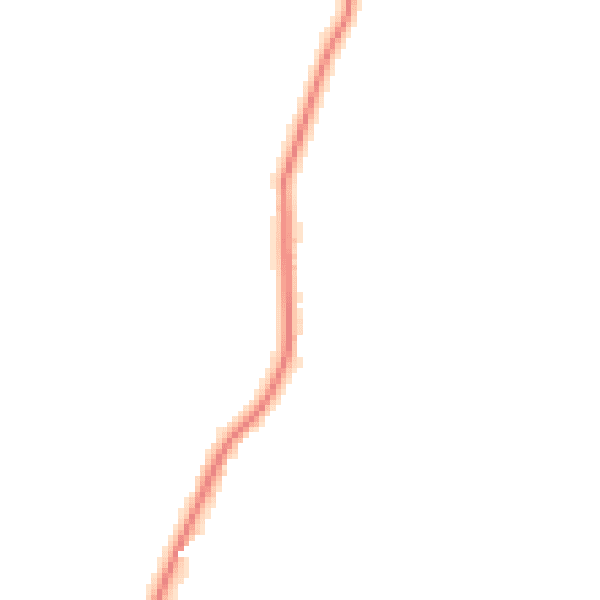Night-time road noise heatmap for WA3 6BN