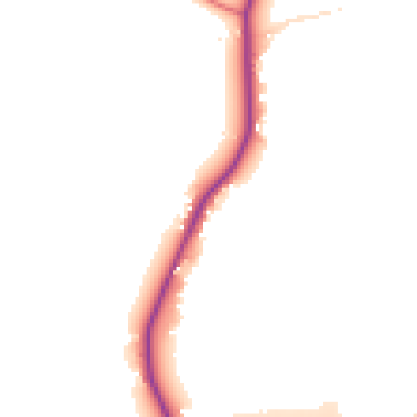 Daytime road noise heatmap for WA3 6BW