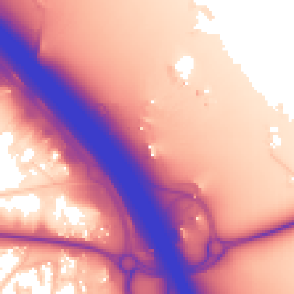 Daytime road noise heatmap for WA3 6DP