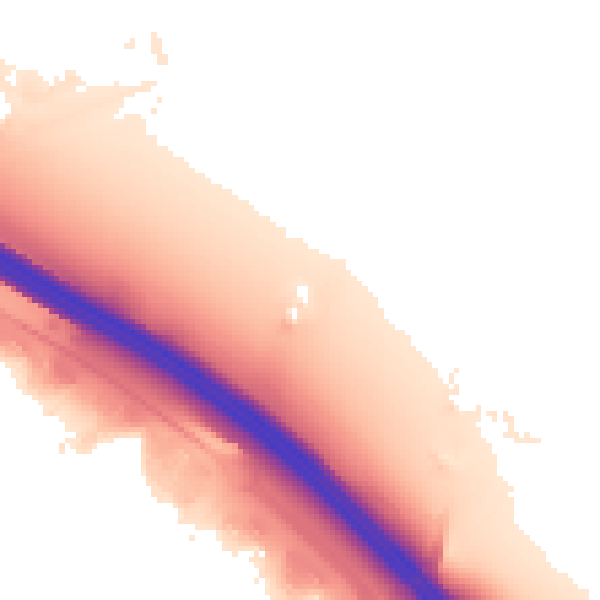 Night-time road noise heatmap for WA3 6EP
