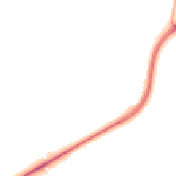 Night-time road noise heatmap for WA3 6LP