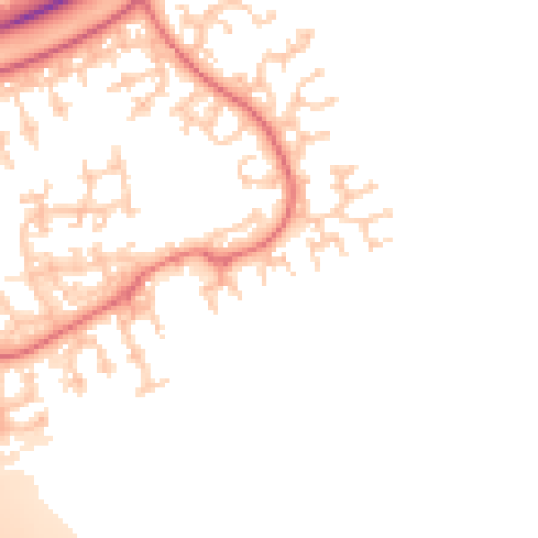 Daytime road noise heatmap for WA3 6QY
