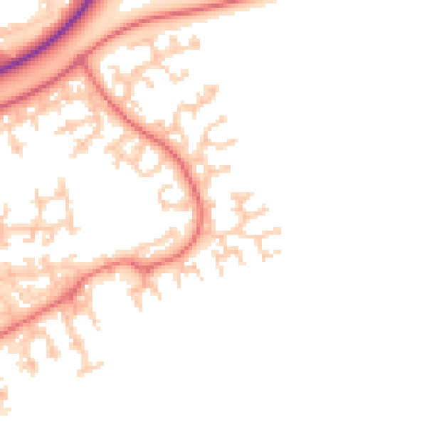 Daytime road noise heatmap for WA3 6RY
