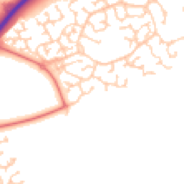 Daytime road noise heatmap for WA3 6TD