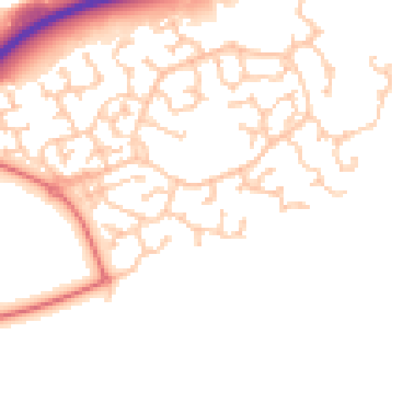 Daytime road noise heatmap for WA3 6TJ