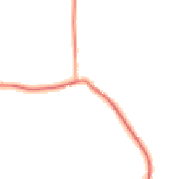 Daytime road noise heatmap for WA3 7DT