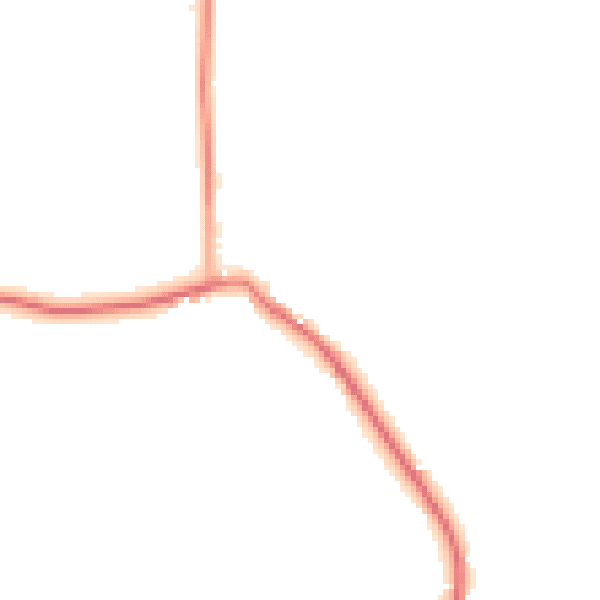 Daytime road noise heatmap for WA3 7GD
