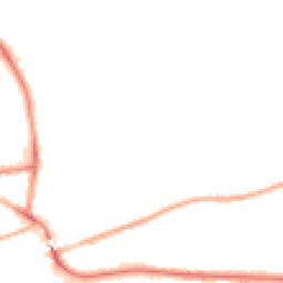 Night-time road noise heatmap for WA4 1AD