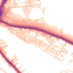 Daytime road noise heatmap for WA4 1BA