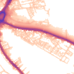 Daytime road noise heatmap for WA4 1BE