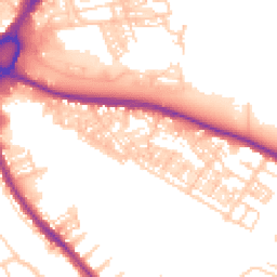 Daytime road noise heatmap for WA4 1BG