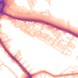 Daytime road noise heatmap for WA4 1BH
