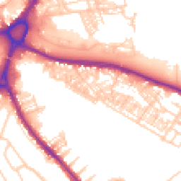 Daytime road noise heatmap for WA4 1BJ
