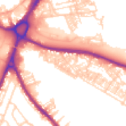 Daytime road noise heatmap for WA4 1BP