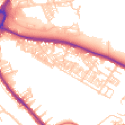 Daytime road noise heatmap for WA4 1BQ