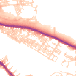 Daytime road noise heatmap for WA4 1DA
