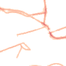 Night-time road noise heatmap for WA4 1DD
