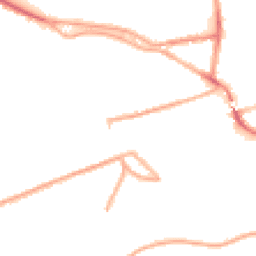 Night-time road noise heatmap for WA4 1DH