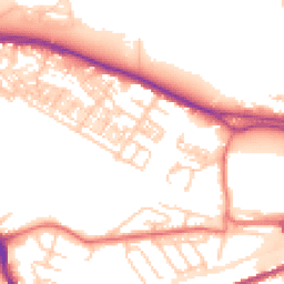 Daytime road noise heatmap for WA4 1EG