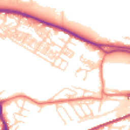 Daytime road noise heatmap for WA4 1EQ