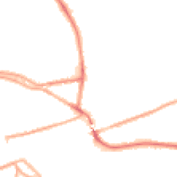 Night-time road noise heatmap for WA4 1LX