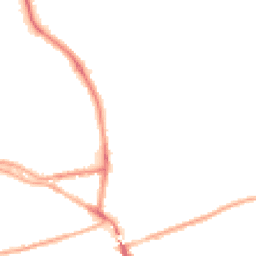 Night-time road noise heatmap for WA4 1TN