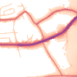 Daytime road noise heatmap for WA4 2AA