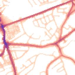 Daytime road noise heatmap for WA4 2AW