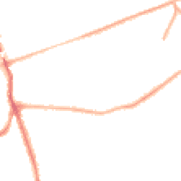 Night-time road noise heatmap for WA4 2AW