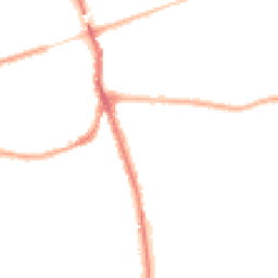 Night-time road noise heatmap for WA4 2AZ