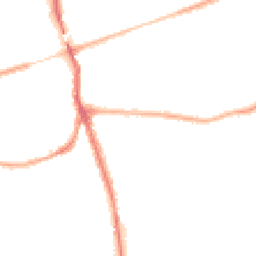 Night-time road noise heatmap for WA4 2BA