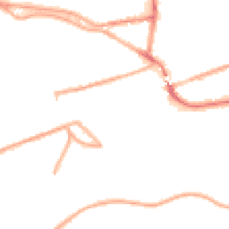 Night-time road noise heatmap for WA4 2DR