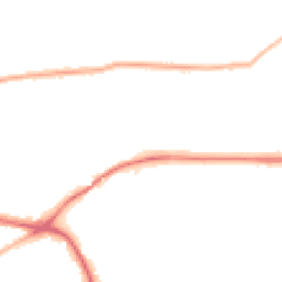 Night-time road noise heatmap for WA4 2ET