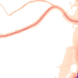 Night-time road noise heatmap for WA4 2GT