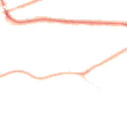 Night-time road noise heatmap for WA4 2LH